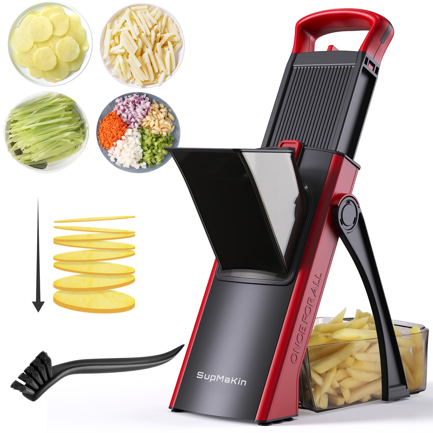 The Pro Mandoline Slicer 2.0 & Chopper