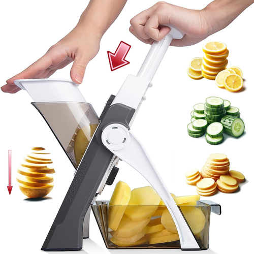 ONCE FOR ALL Adjustable Mandoline Slicer