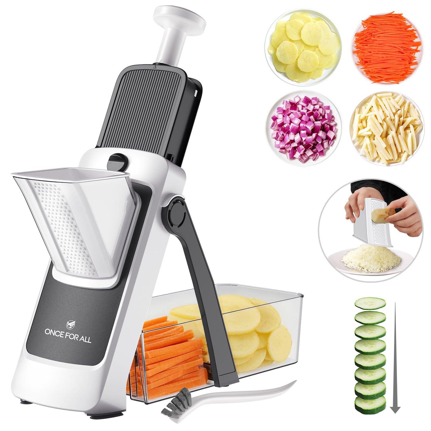 The Pro Mandoline Slicer 3.0 & Chopper & Grater