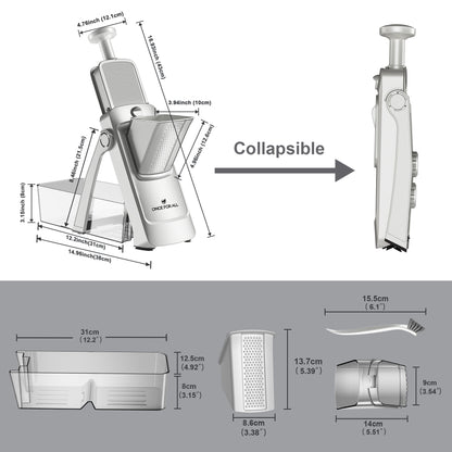 The Pro Mandoline Slicer 3.0 & Chopper & Grater