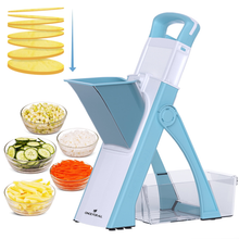 Load image into Gallery viewer, ONCE FOR ALL Mandoline Slicer, Stainless Steel Vegetable Slicer Chopper
