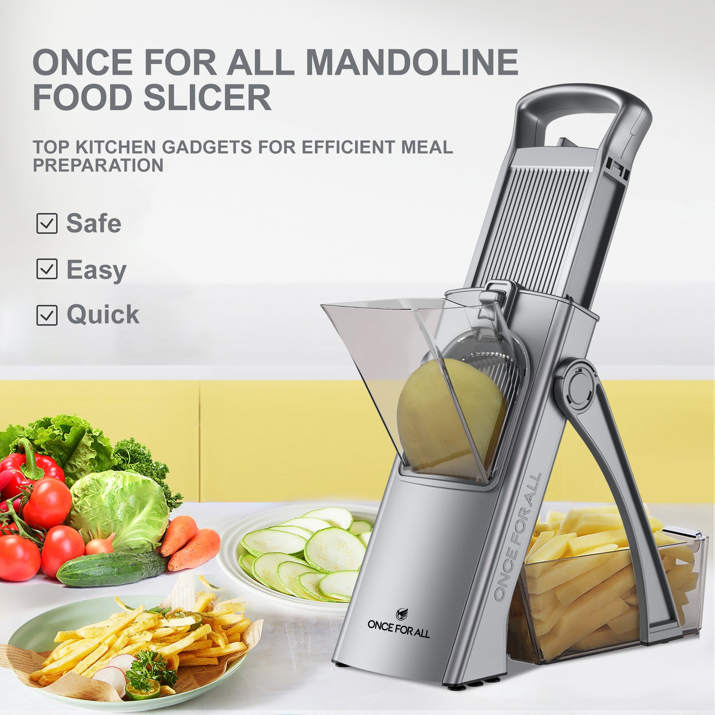 Upgraded Vegetable Slicer & Food Chopper