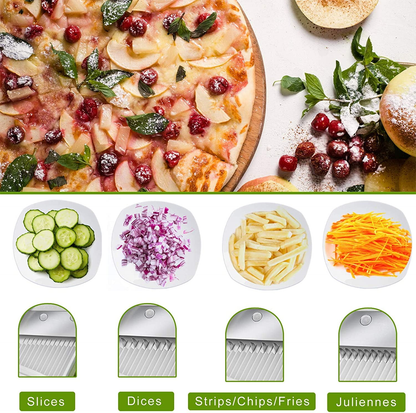 ONCE FOR ALL Mandoline Food Slicer, Kitchen Adjustable Vegetable Cutter