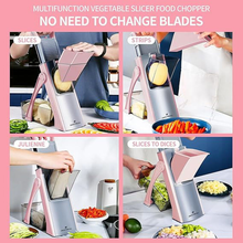 Load image into Gallery viewer, ONCE FOR ALL Mandoline Slicer, Stainless Steel Vegetable Slicer Chopper
