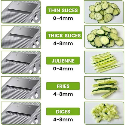 ONCE FOR ALL Mandoline Food Slicer, Kitchen Adjustable Vegetable Cutter