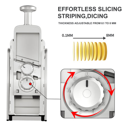 The Pro Mandoline Slicer 3.0 & Chopper & Grater