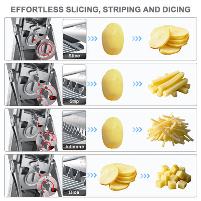 Upgraded Vegetable Slicer & Food Chopper