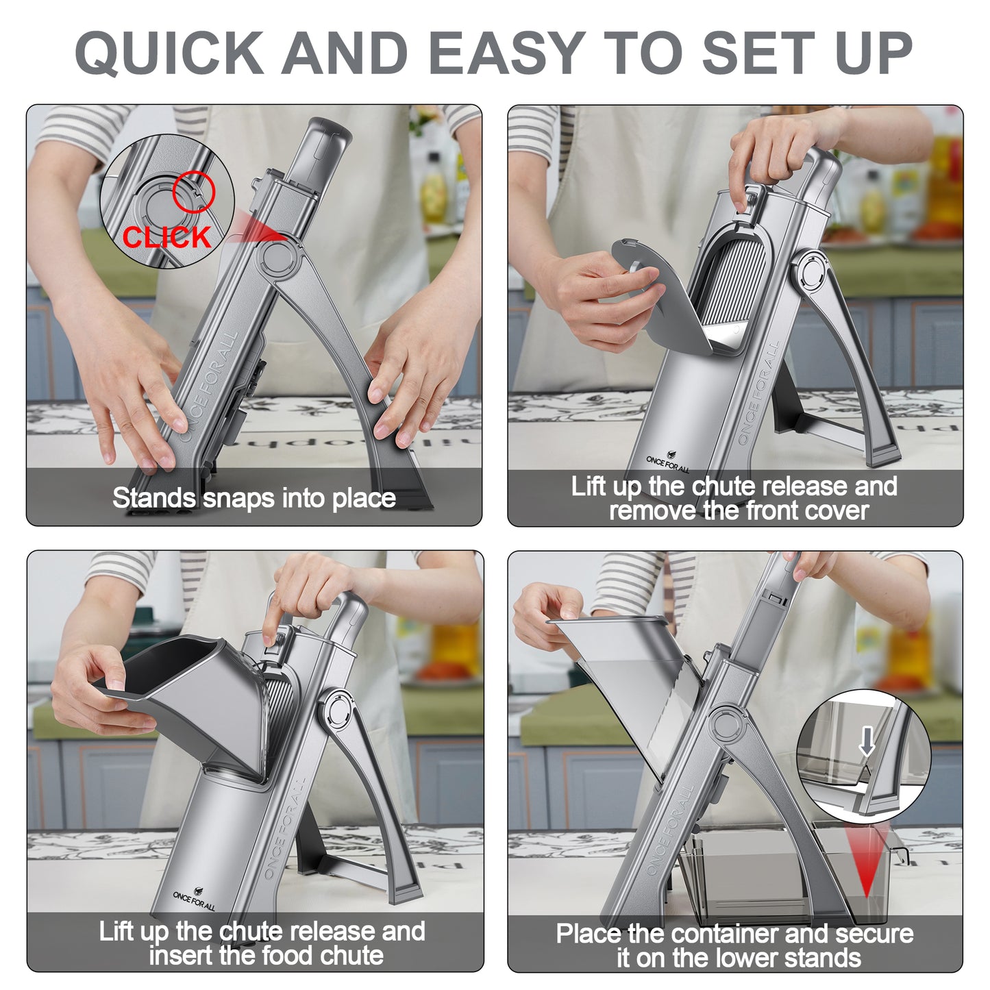 Upgraded Vegetable Slicer & Food Chopper