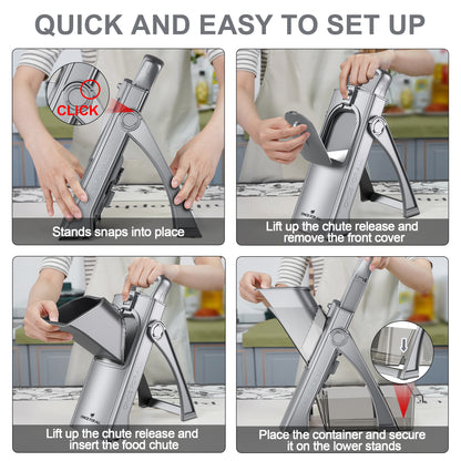 Upgraded Vegetable Slicer & Food Chopper