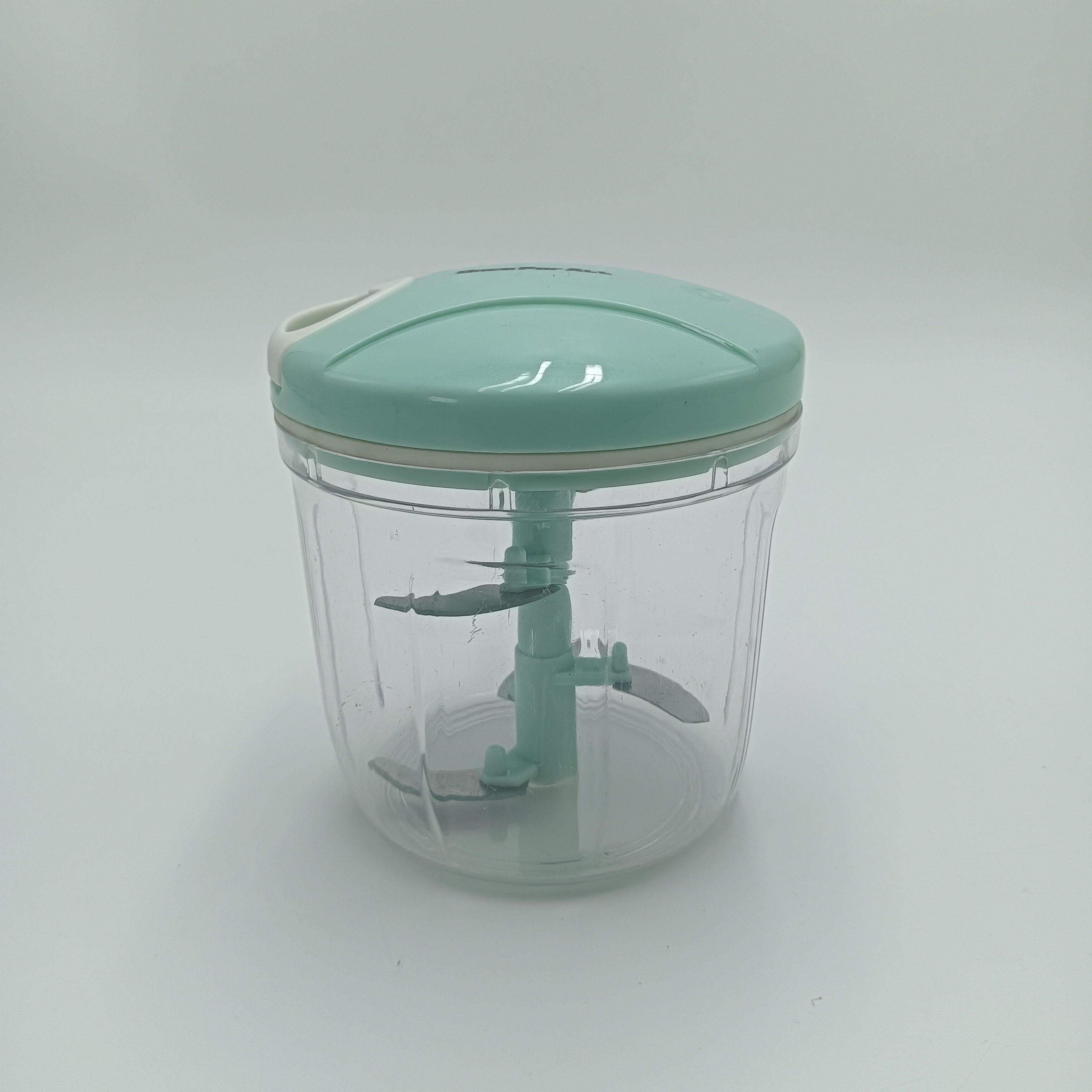 Once For ALL hand operated vegetable choppers 900ml Extra Large Manual Food Chopper Vegetable Chopper Garlic Chopper, Pull String Manual Food Processor