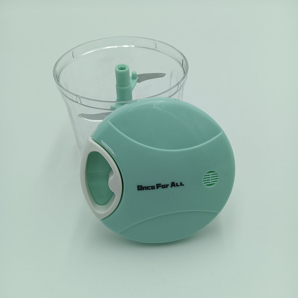 Once For ALL hand operated vegetable choppers 900ml Extra Large Manual Food Chopper Vegetable Chopper Garlic Chopper, Pull String Manual Food Processor