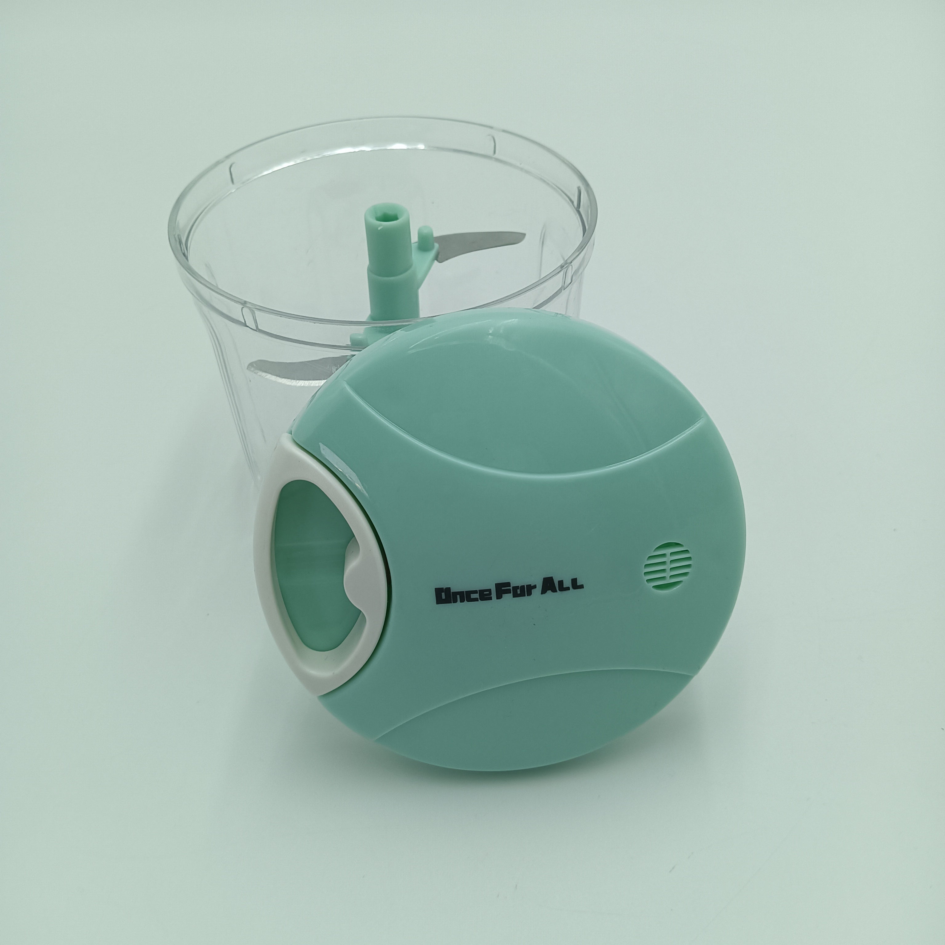Once For ALL hand operated vegetable choppers 900ml Extra Large Manual Food Chopper Vegetable Chopper Garlic Chopper, Pull String Manual Food Processor