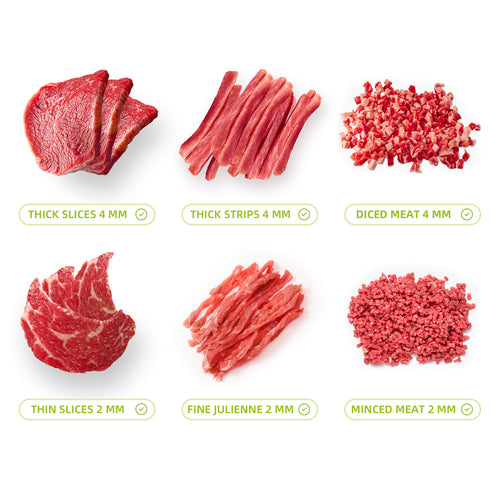 ONCE FOR ALL Fresh Meat Slicer Cleaver Kitchen Knife Set For Meat Slicing Shredding, Manual Jerky Cutter Food Slicer For Beef Pork Mutton For Home Cooking BBQ Hot Pot