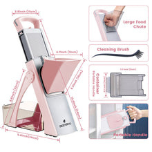 Load image into Gallery viewer, ONCE FOR ALL Mandoline Slicer, Stainless Steel Vegetable Slicer Chopper
