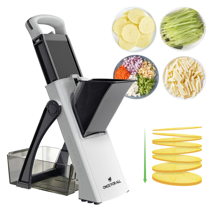 ONCE FOR ALL Safe Mandoline Slicer for Kitchen