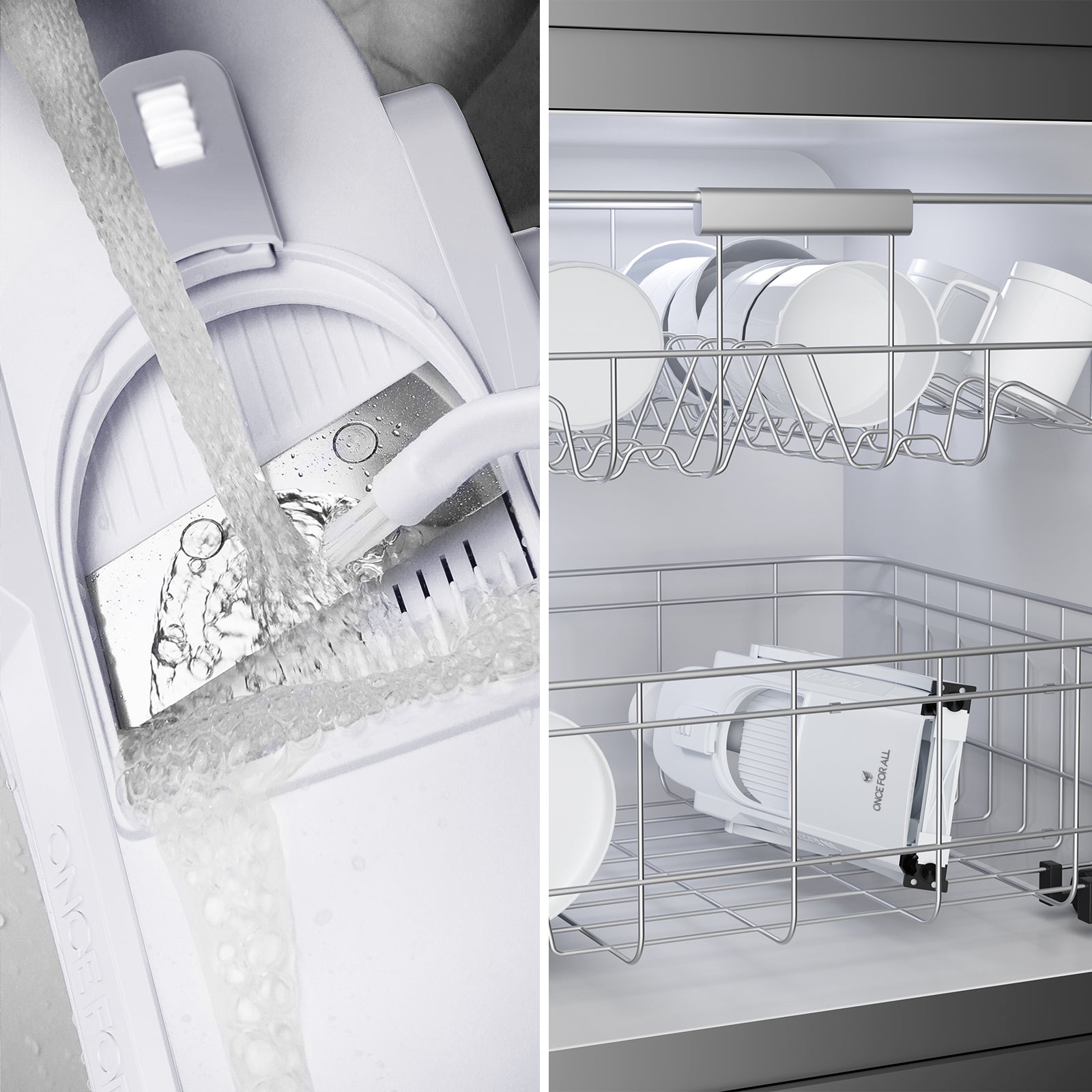 ONCE FOR ALL Adjustable Mandoline Slicer