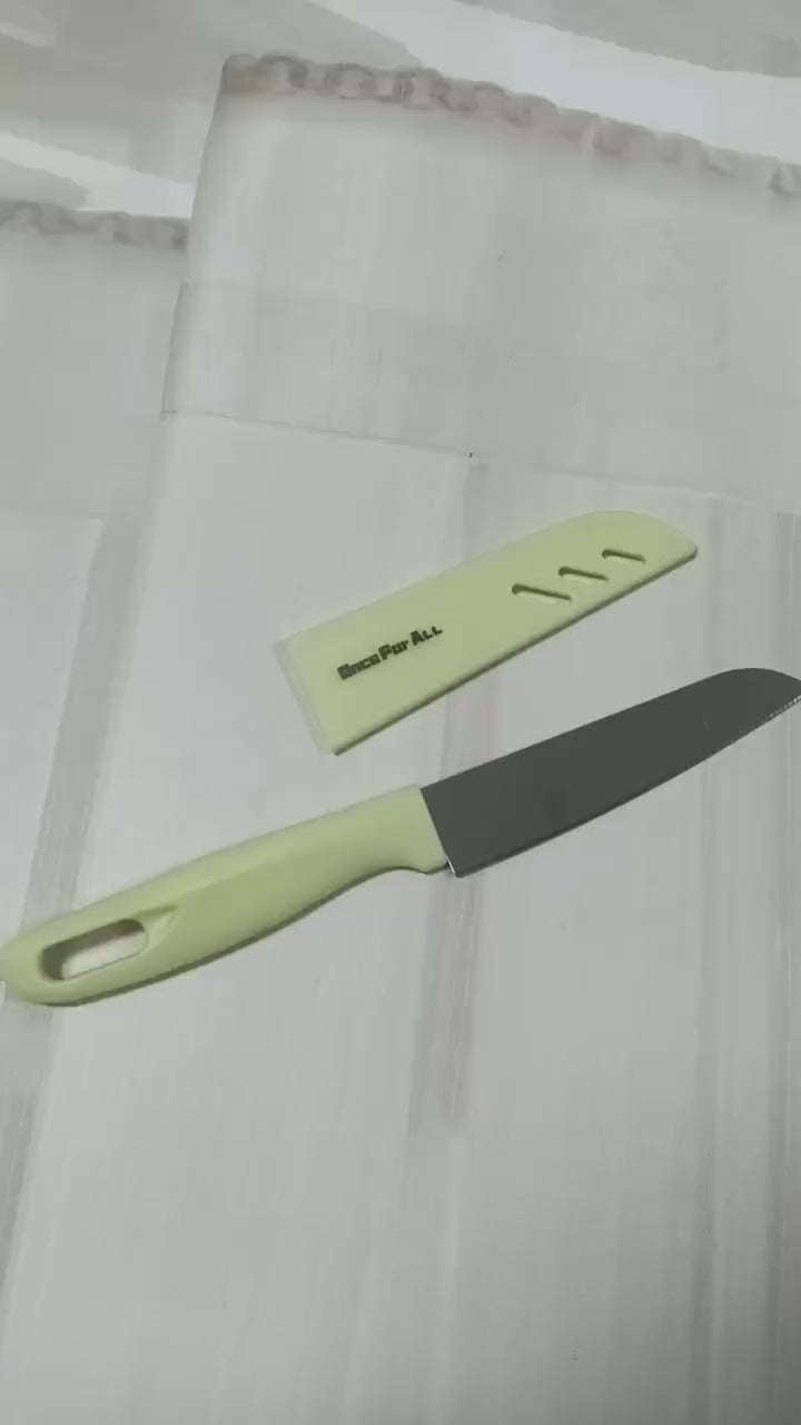 Once For ALL knives Classic Paring Knife Set with Sheath Cover  Carbon Stainless Steel Blade