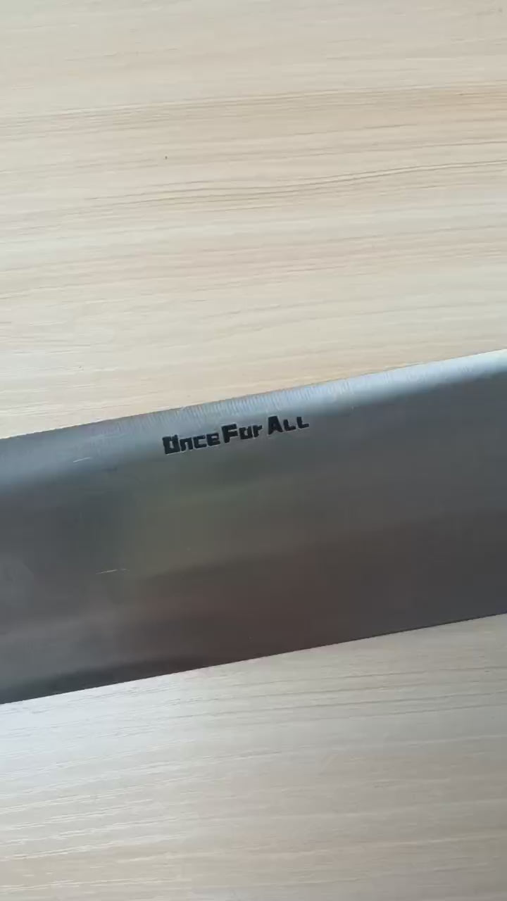 Once For ALL fleshing knives 12 Inch Fleshing Knife Hide Tanning Fleshing Tool Stainless Steel Hide Tanning Fleshing Tool